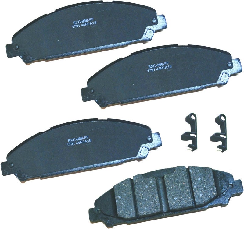 Bendix Premium SBC1791 Ceramic Front Brake Pads for Ford Mustang 2016-2015, Mustang 2019 - Image 1
